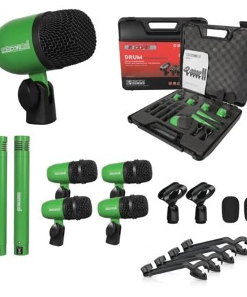 5 Core 7Pc Drum Microphone Kit