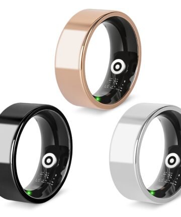 Smart Ring Sleep & Fitness Tracker with Charging Case