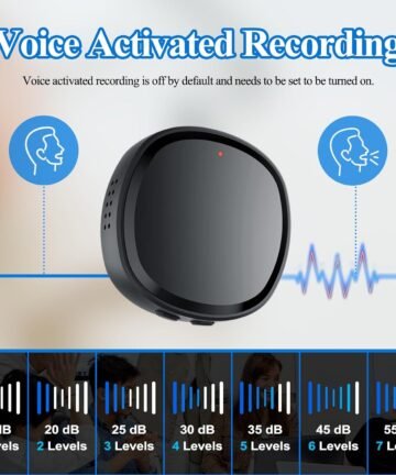 64GB Voice Activated Digital Audio Recorder