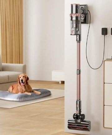 45KPa Strong Suction Power Wireless LED Touch Display 60 Minutes Of Battery Life Home Lightweight Handheld Pet Hair Vacuum Cleaner