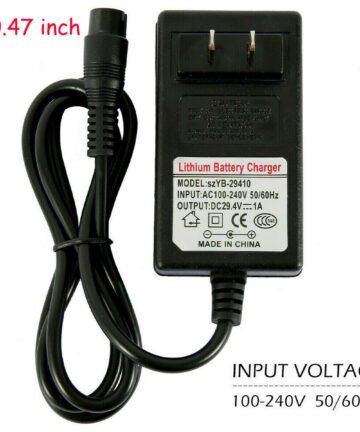 Charger, Balance Car, 3-hole, 24V 1A, US Standard