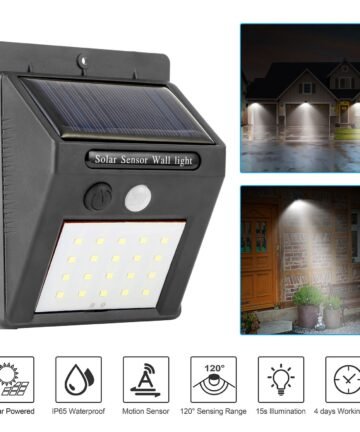 Solar PIR Motion Sensor Security Light 20LED