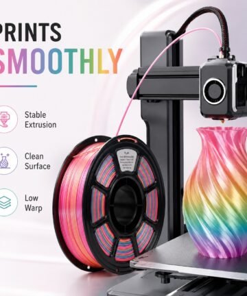 Rainbow Silk PLA Filament 1.75mm 1KG
