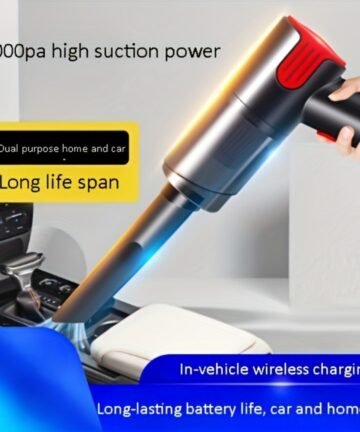 Wireless-red Car Vacuum Cleaner Wireless Usb Charging Car Vacuum Cleaner Home Handheld Mini Desktop Vacuum Cleaner Portable