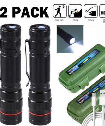 USB Rechargeable Tactical LED Flashlight