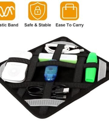 Tablet Case Organizer Elastic Band Tablet Sleeve For 9.7in Tablets With Double-sided Design