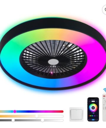 23 Inch Smart LED Ceiling Fan with Remote & APP Control