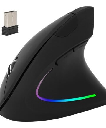 Wireless Ergonomic Vertical Mouse with Adjustable DPI