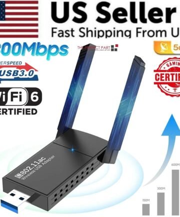 USB 3.0 Dual Band WiFi Adapter 1300Mbps