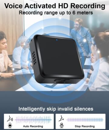 Magnetic AI Noise Reduction Voice Recorder