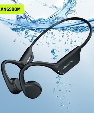IPX8 Waterproof Headset Swimming Bluetooth Headphones With 32G TF Card Sports Wireless Earbuds Stereo Bone Conduction Earphone