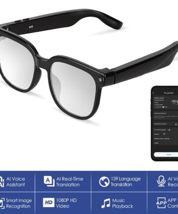 AI Smart Glasses with Camera & Real-Time Translation