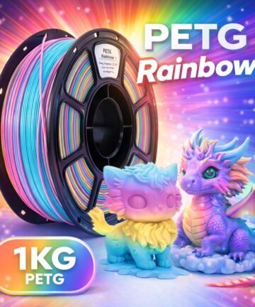 Rainbow PETG Filament 1.75mm 1KG Spool
