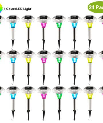 Solar Garden Lights Color Changing Waterproof