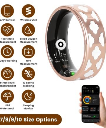Smart Ring Health & Fitness Tracker for iOS & Android